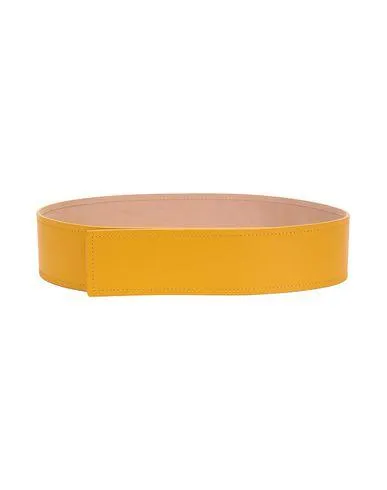 8 By Yoox Women Belt Yellow L INT