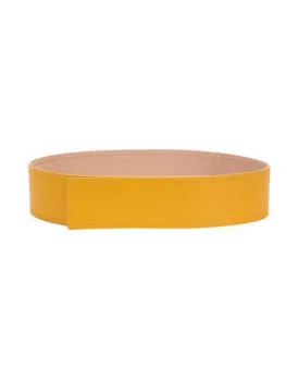 8 By Yoox Women Belt Yellow L INT