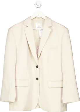 Anine Bing Cream Blazer UK M