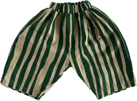 Boy's Classic Casual Pull on Pants Thin Cotton Stripe Elastics Waist Spring Summer Trousers Long Pants Youth Joggers