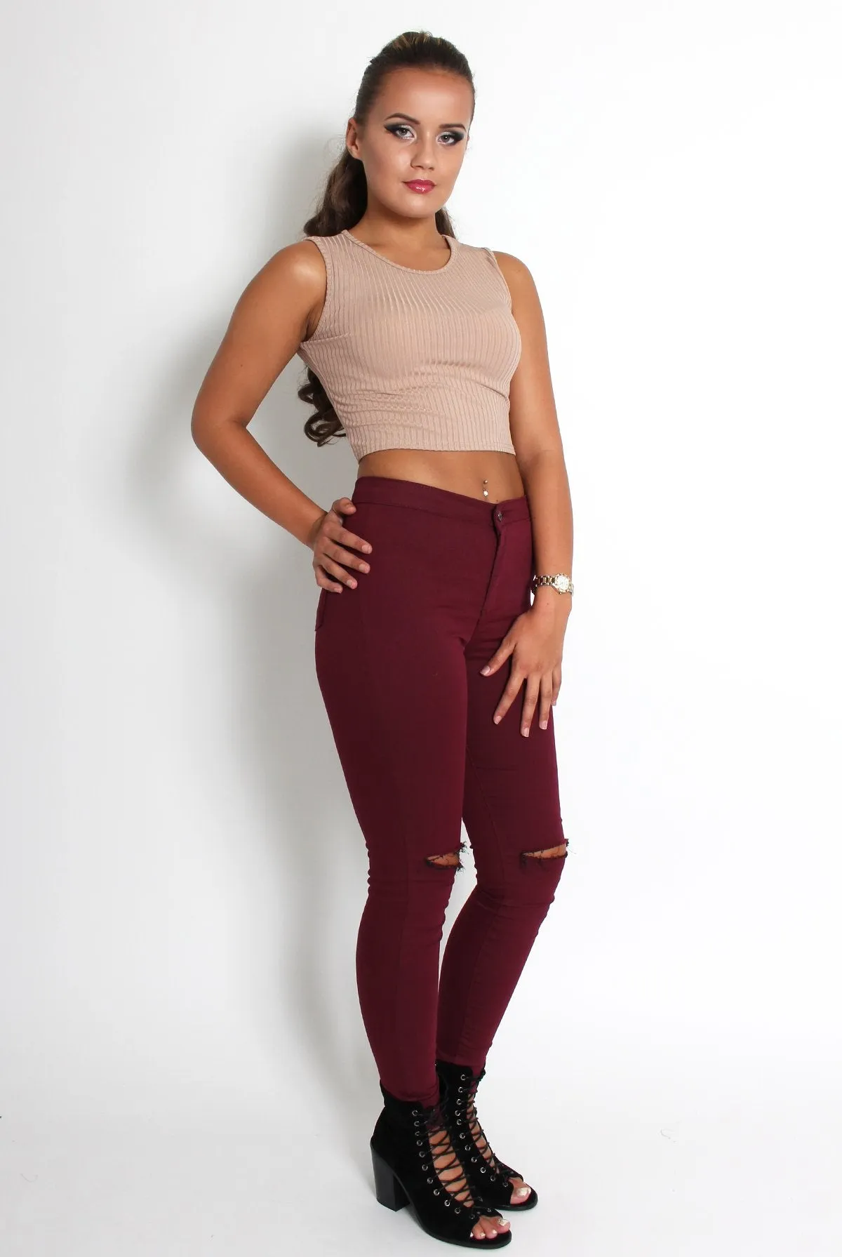 Cami Nude Crop Top