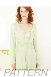 Debbie Bliss Double Moss Stitch Panels Smock PATTERN ONLY