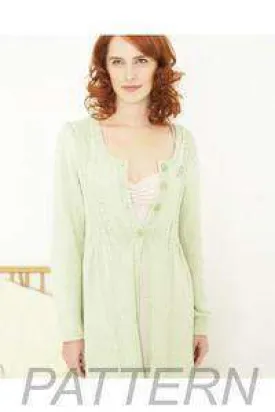 Debbie Bliss Double Moss Stitch Panels Smock PATTERN ONLY
