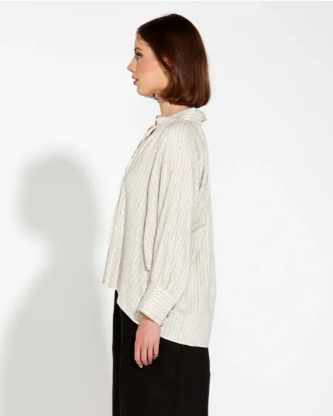 F B Heritage Linen Batwing Blouse