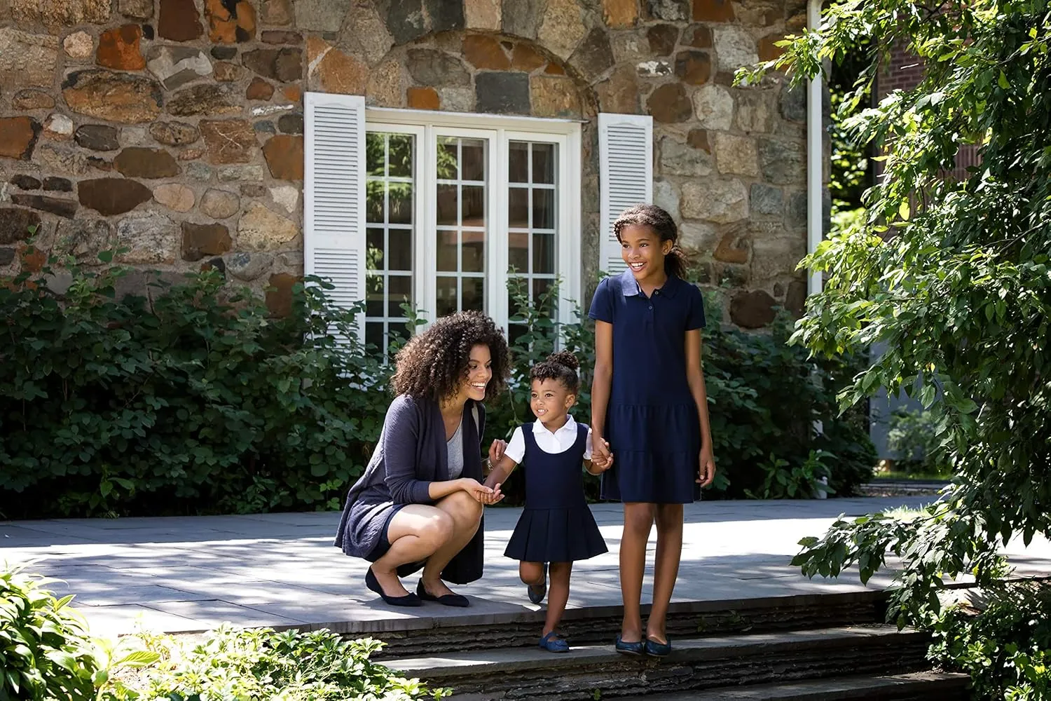 French Toast Girls' Ruffle Pique Polo Dress