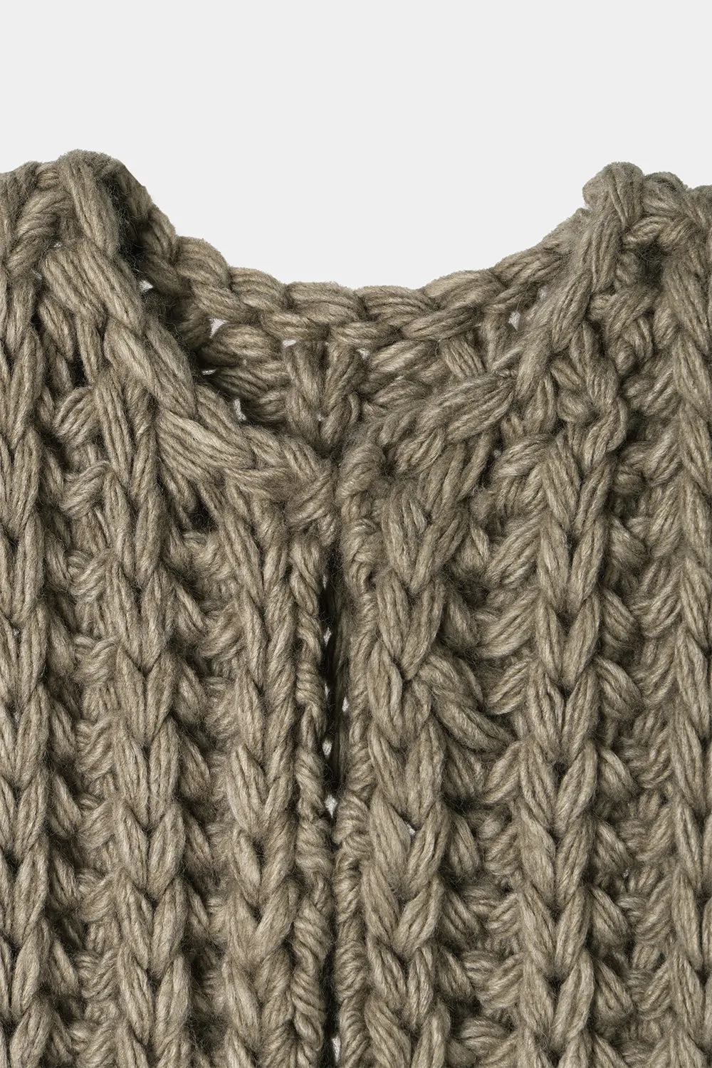 hand knit vest