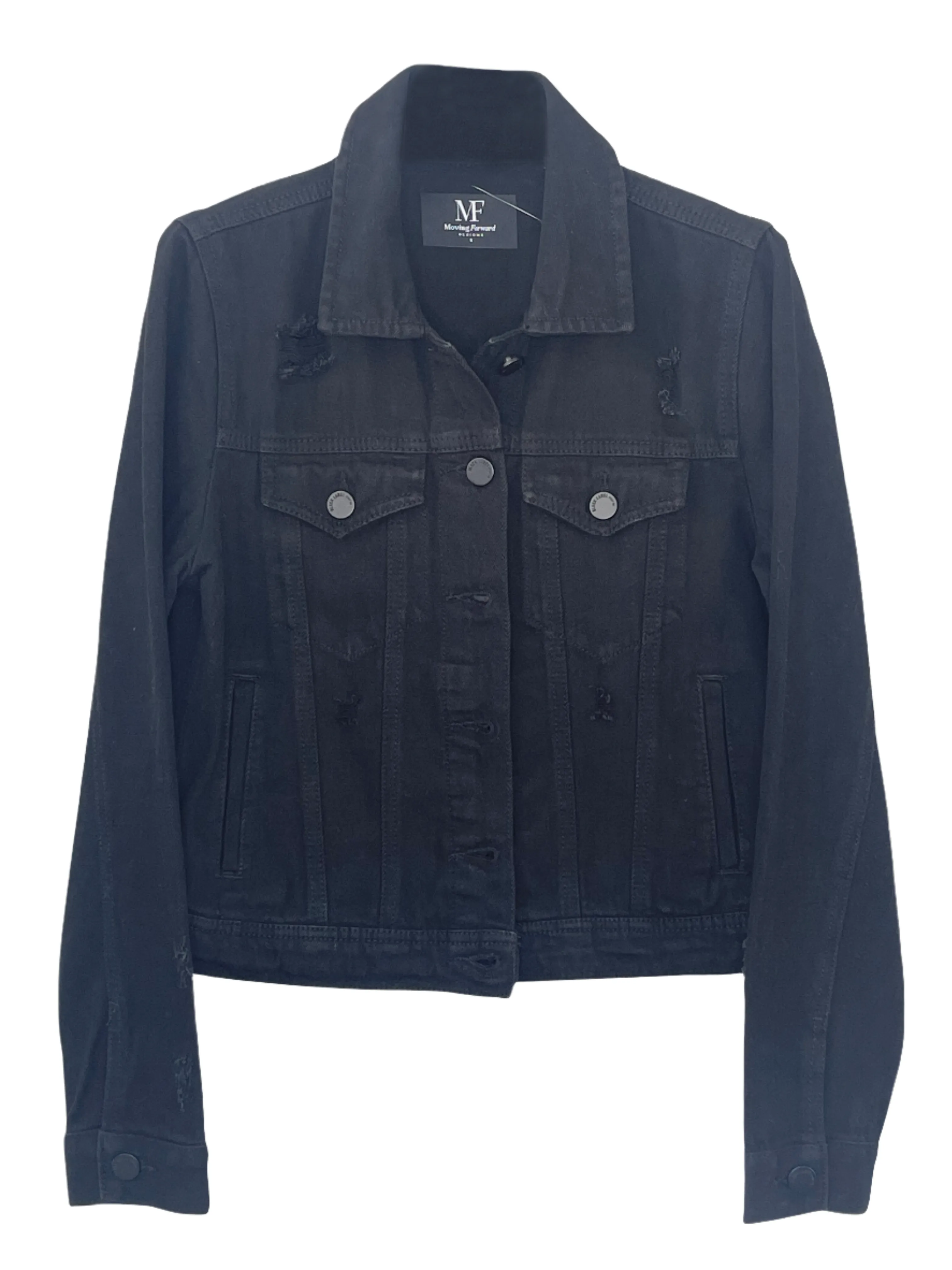 Jacket, Black Denim, Gunmetal Love Repeater