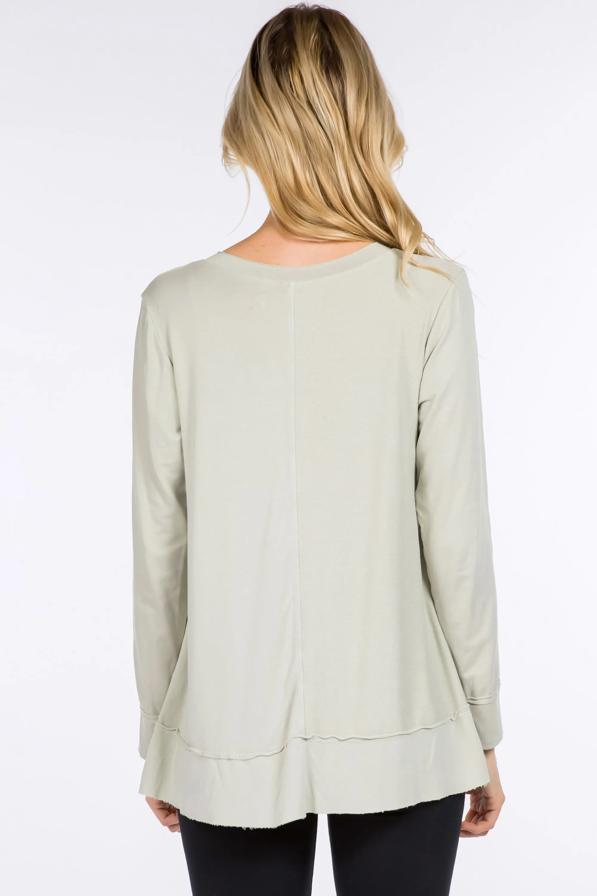 Long Sleeves V-Neck Pullover