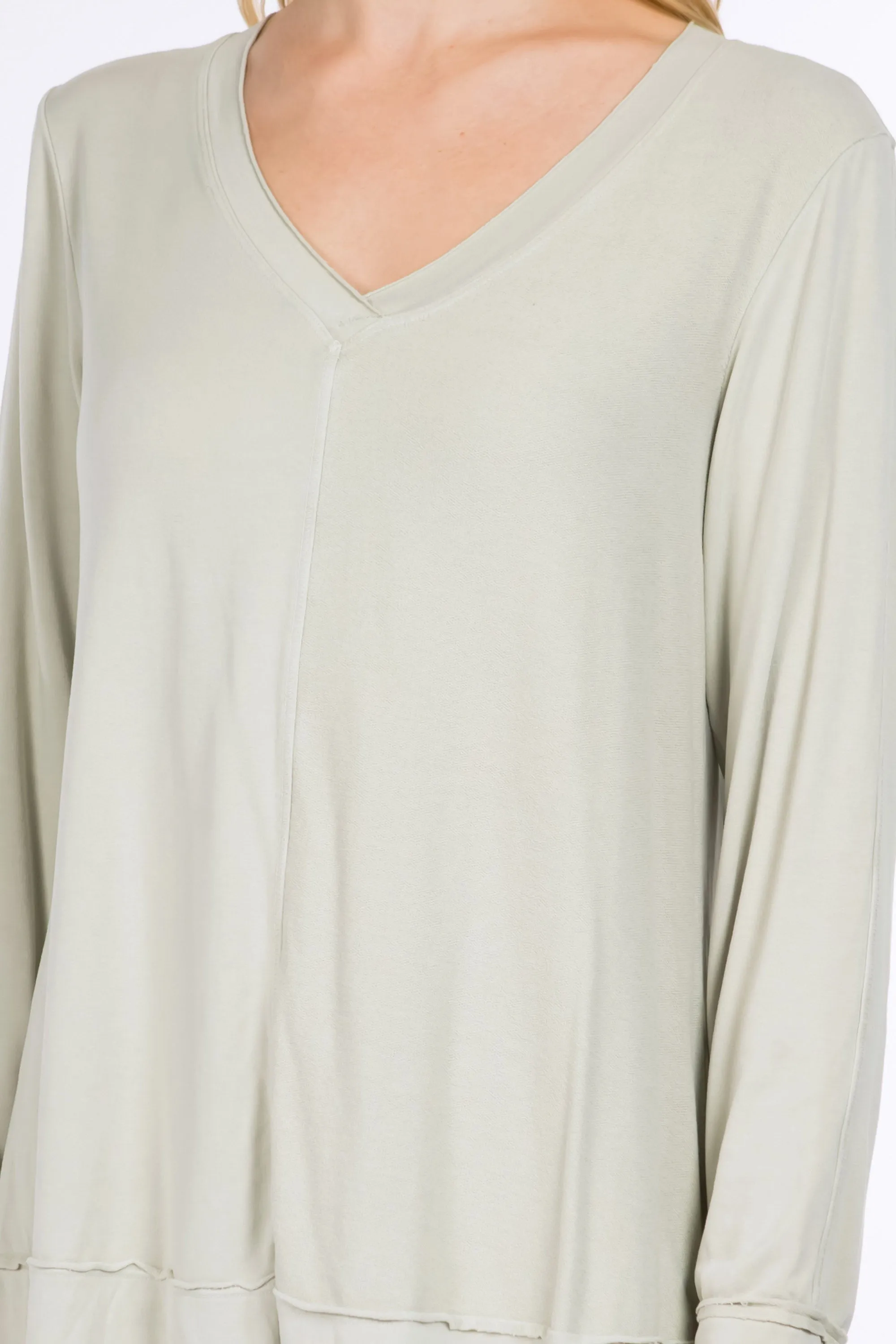 Long Sleeves V-Neck Pullover