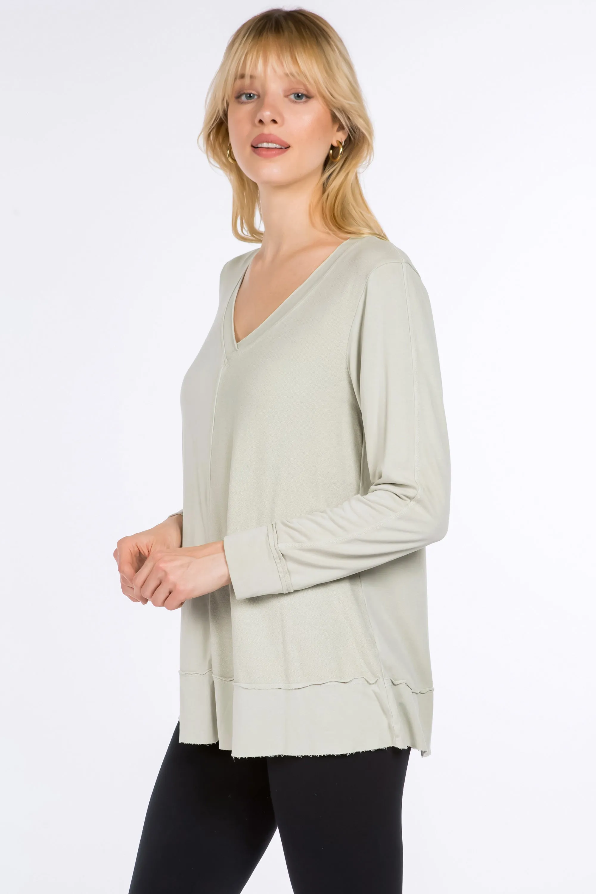 Long Sleeves V-Neck Pullover