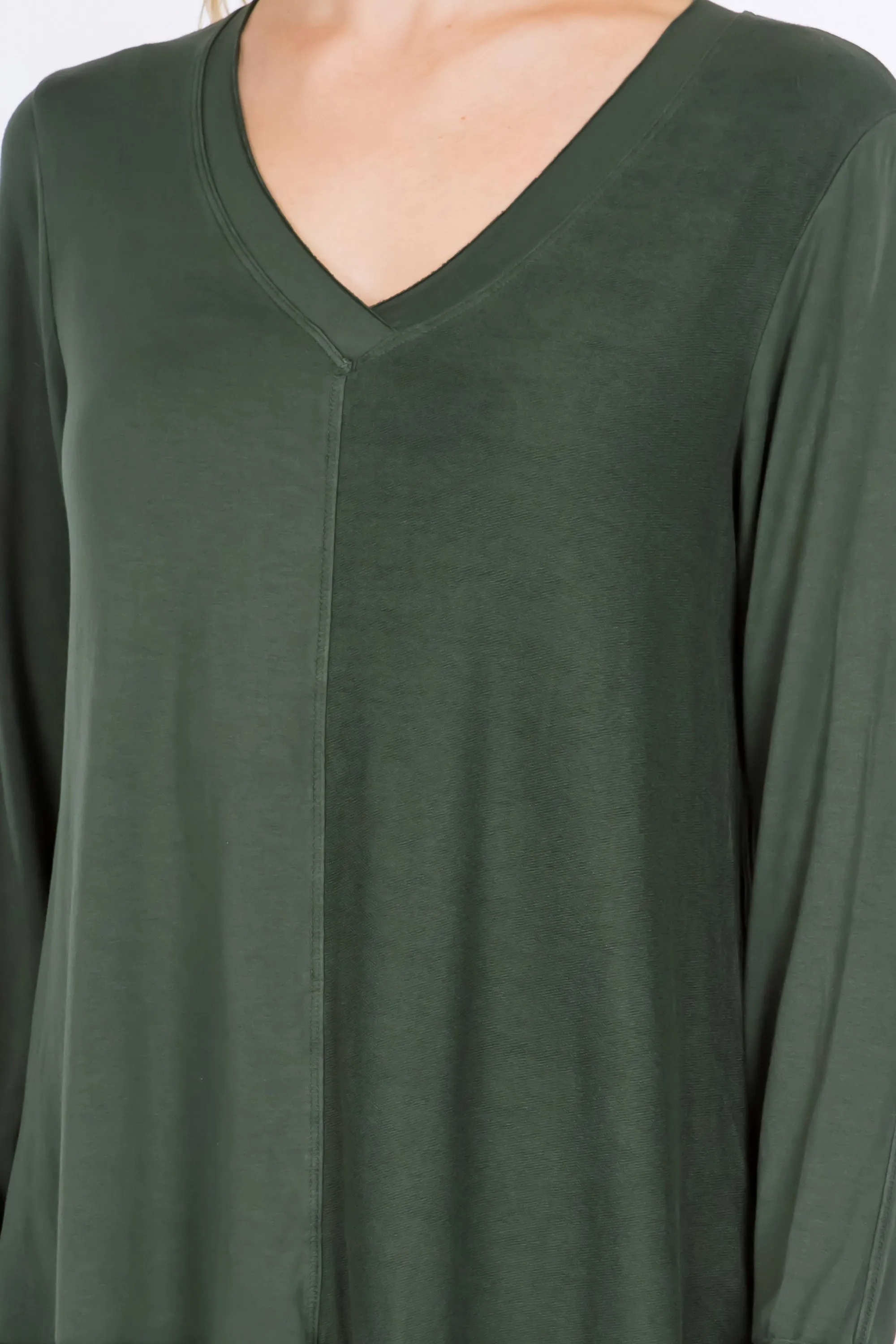 Long Sleeves V-Neck Pullover