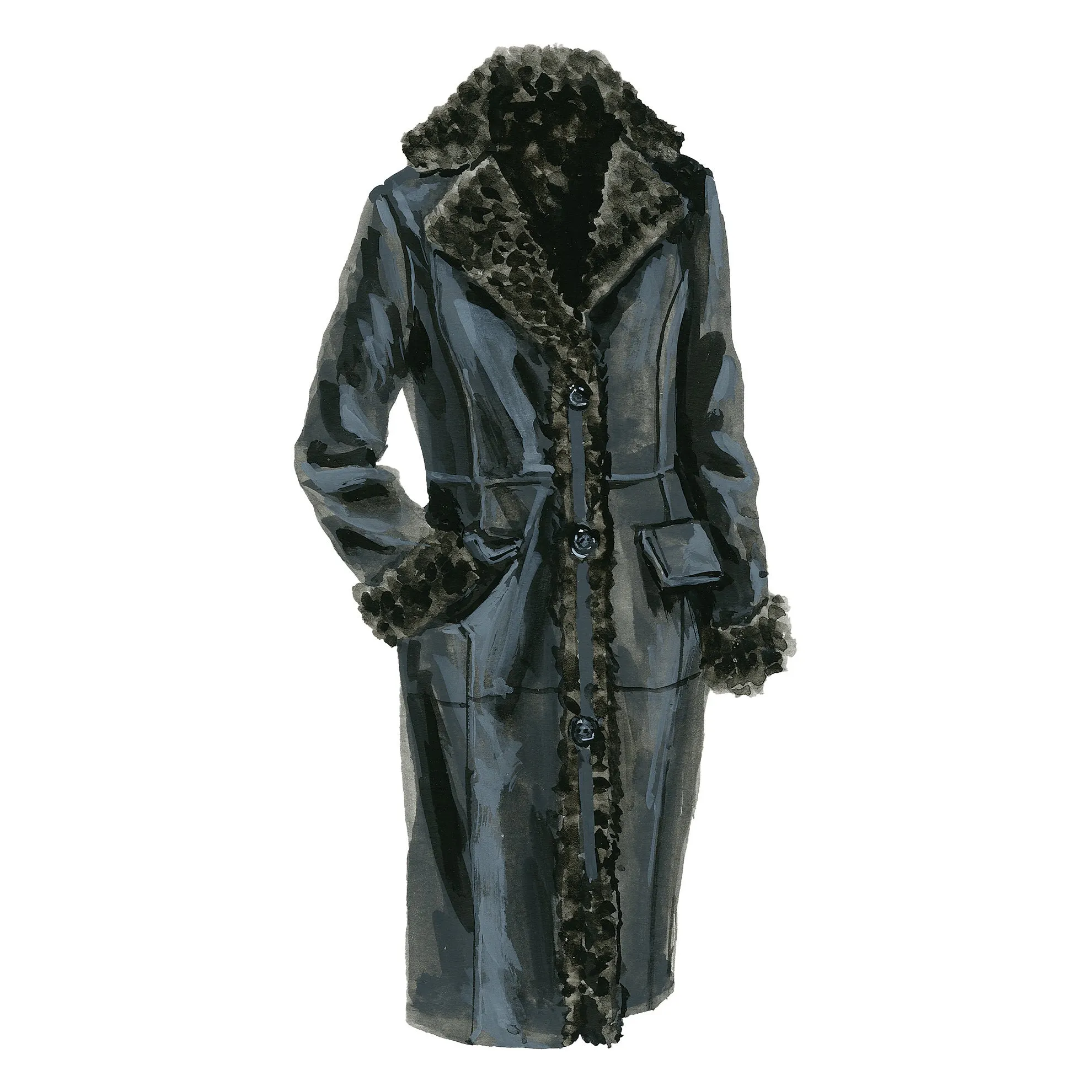 Roaring Fork Shearling Coat