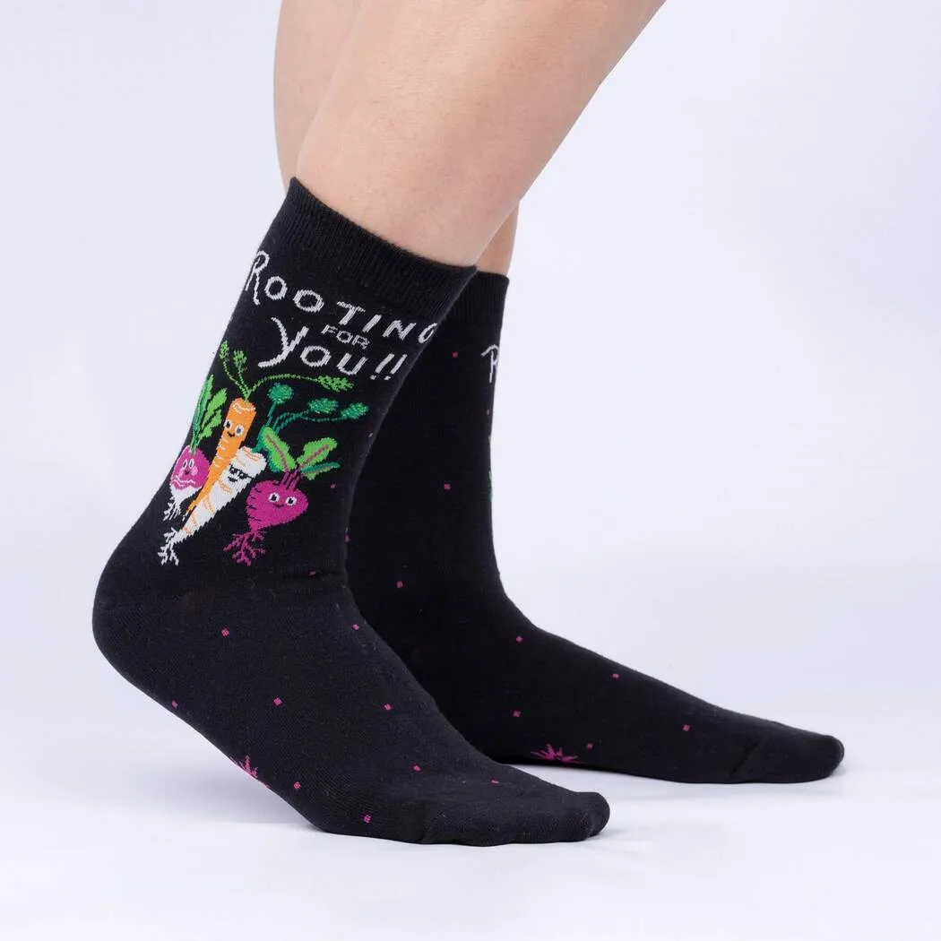 Rooting for You Women's Crew Socks