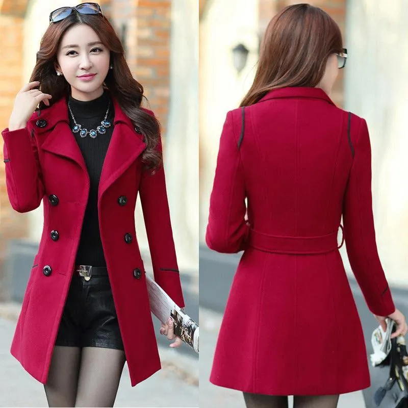 Street Chic Woolen Slim Coat