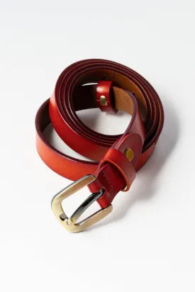 Thin Leather Belt