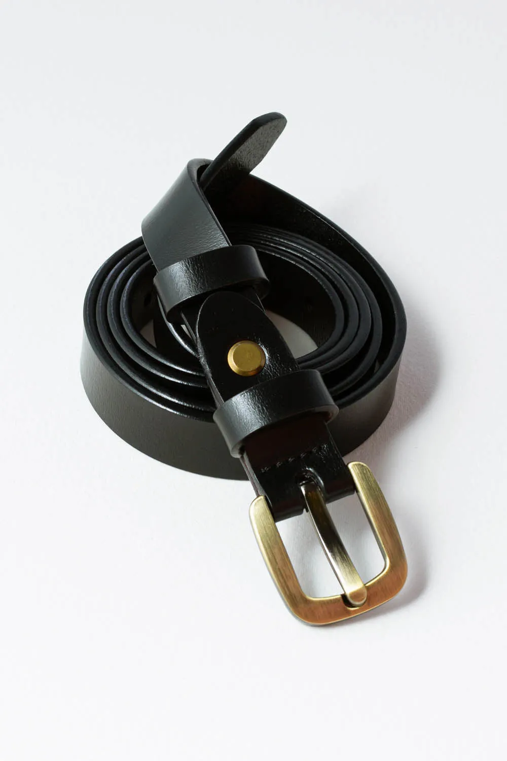 Thin Leather Belt